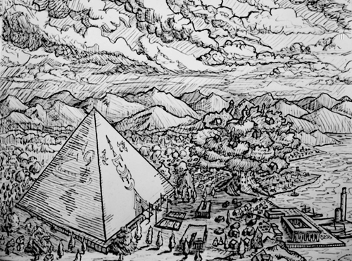 Elven Stronghold and Tree by Ocean.jpg