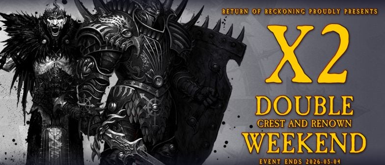 X2 Crests & Renown Weekend May 2026